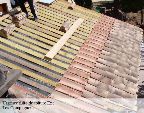 Urgence fuite de toiture  eze-06360 Les Compagnons 