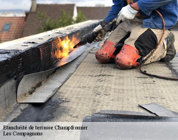 Etanchéité de terrasse champfromier-01410 Les Compagnons