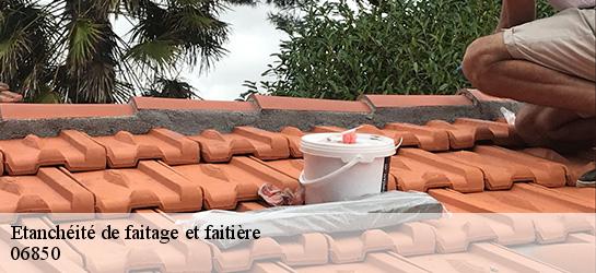 Etanchéité de faitage et faitière  06850